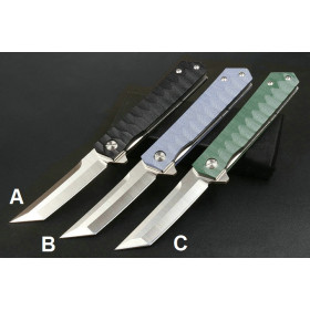Tanto Blade Outdoor Survival Self-defense Tactical Fighting High Hardness Sharp Knife for Wilderness UD406569